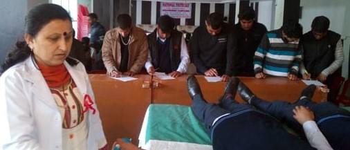 TR Abhilashi Memorial Institute of Engineering and Technology Mandi Blood Donation Camp photo 3